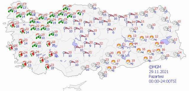 Meteoroloji'den 17 ile turuncu, 35 ile sarı uyarı! Kuvvetli fırtına bekleniyor