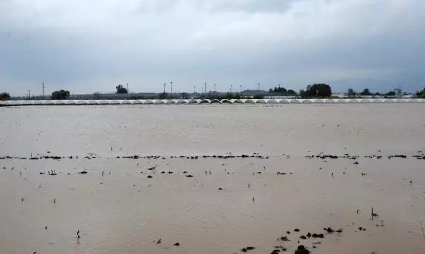 Sağanak su taşkınlarına neden oldu