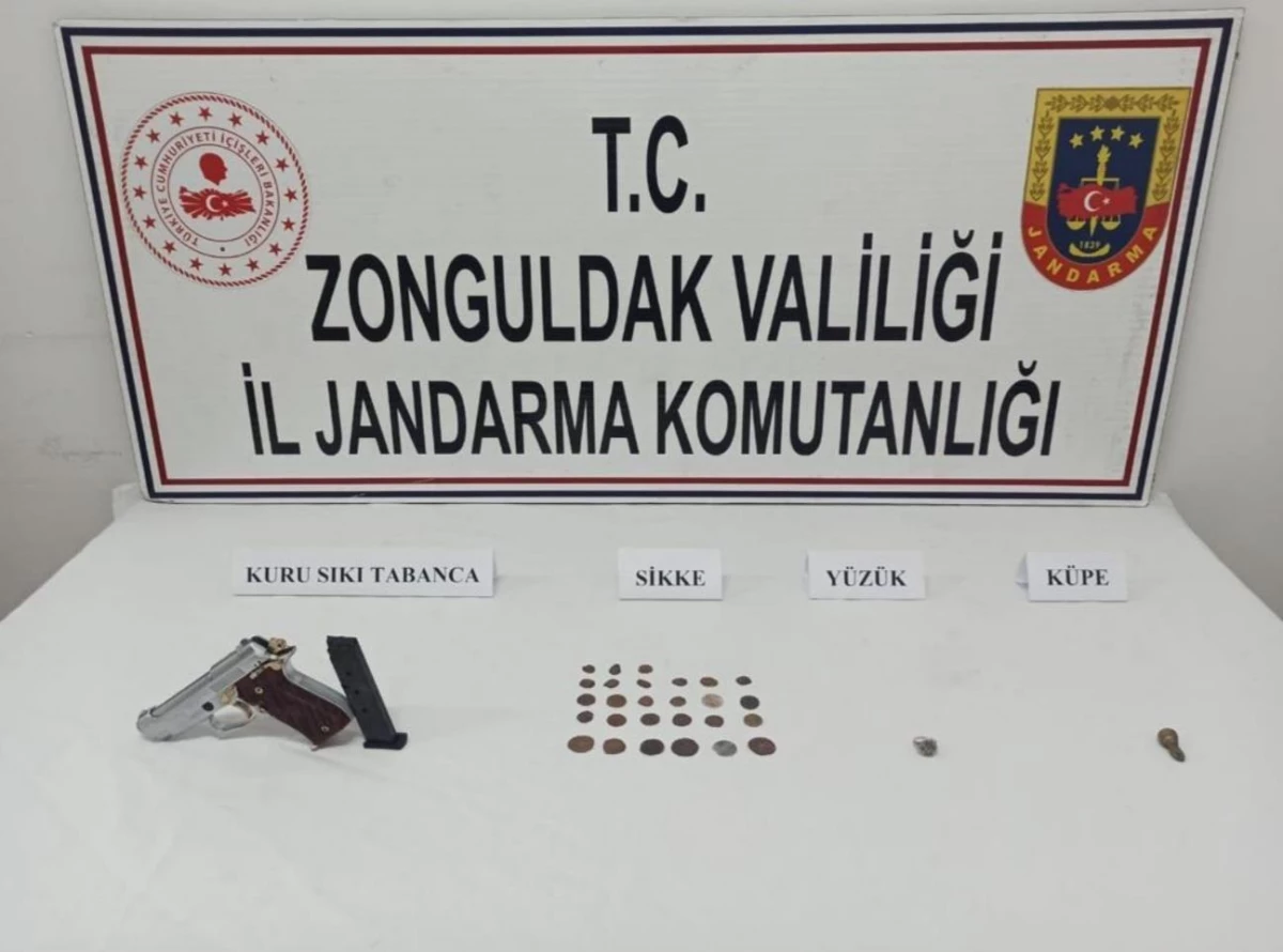 Zonguldak'ta 27 sikke ele geçirildi