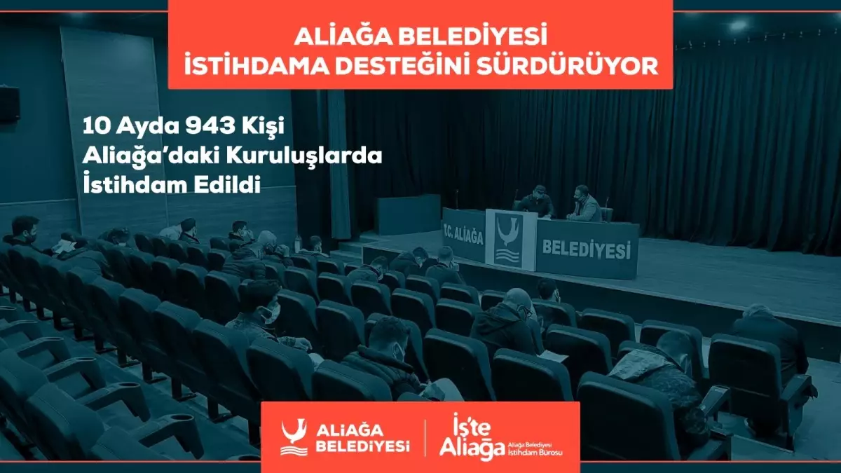 Aliağa Belediyesi İstihdama Desteğini Sürdürüyor