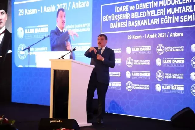 BAŞKAN GÜRKAN,İLLER İDARESİ GENEL MÜDÜRLÜĞÜ EĞİTİM SEMİNERİ'NE KONUŞMACI OLARAK KATILDI