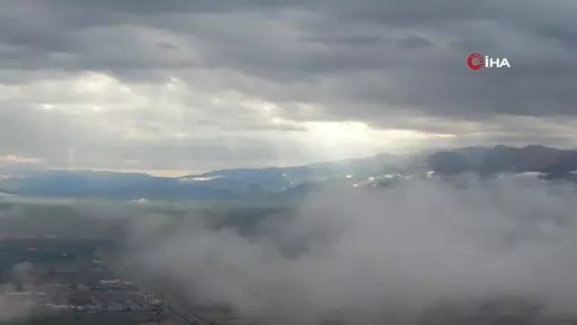Erzincan'da yoğun sis ve pus etkili oldu