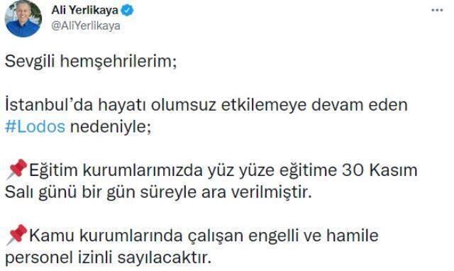 Son Dakika: İstanbul'da fırtına önlemi! Okullar tatil edildi, bazı kamu personelleri izinli sayılacak