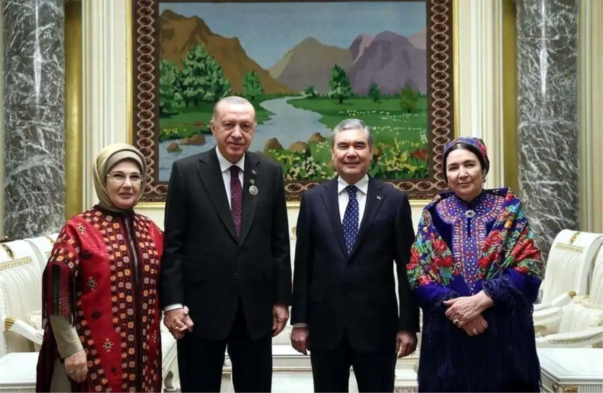 Türkmenistan First Lady'si ilk kez görüntülendi