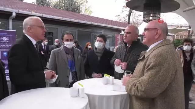Ankara'da kadın sanatçılar duvarları 'Mor Haritam' uygulamasıyla renklendirdi