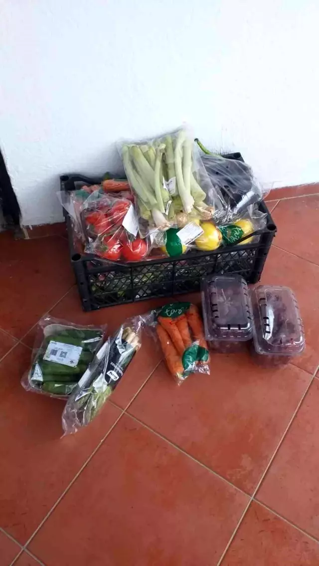 Çöpten taze meyve sebze çıktı
