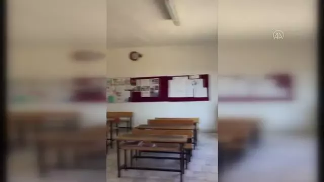 Okulun onarımına gönüllüler destek verdi