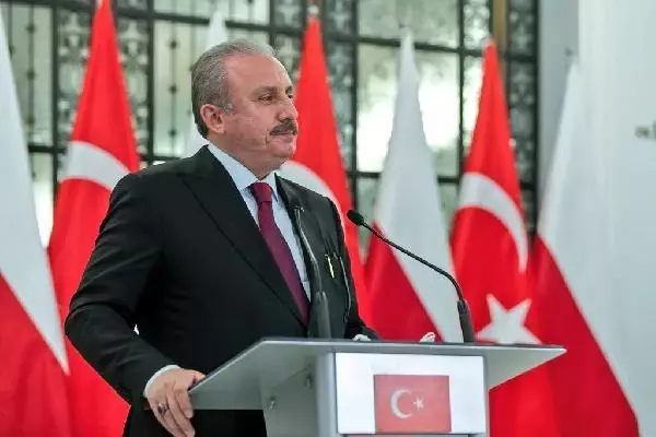 TBMM Başkanı Şentop, Polonyalı mevkidaşıyla basın toplantısı düzenledi