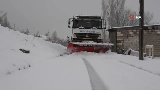 Yakutiye'de kar mesaisi başladı