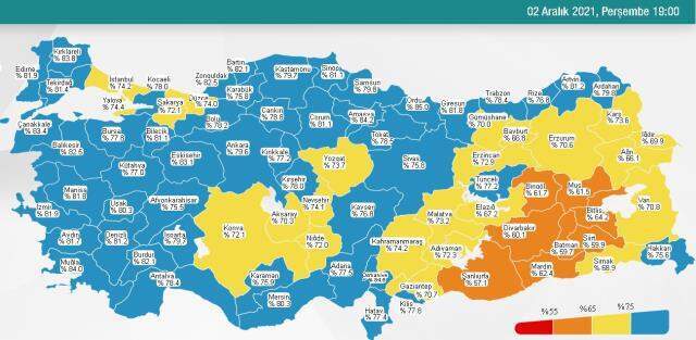 2 Aralık Perşembe 2021 korona tablosu… Bugünkü corona vaka sayısı açıklandı! 2 Aralık koronavirüsten kaç kişi öldü?