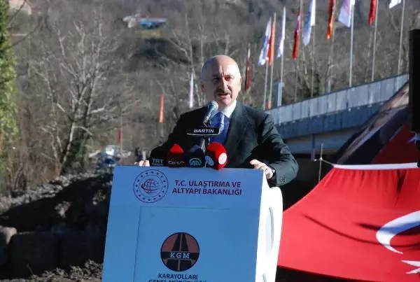 Son dakika haber! Bakan Karaismailoğlu, Bartın'da yeniden inşa edilen Kumluca-2 Köprüsü'nün açılışında konuştu
