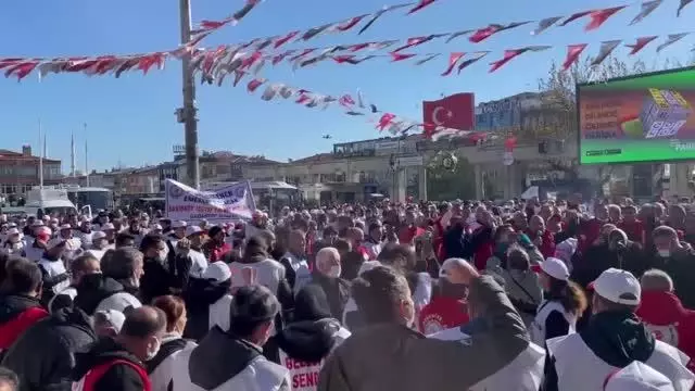 Bakırköy Belediyesi işçileri grevlerinin 39. gününde (2)