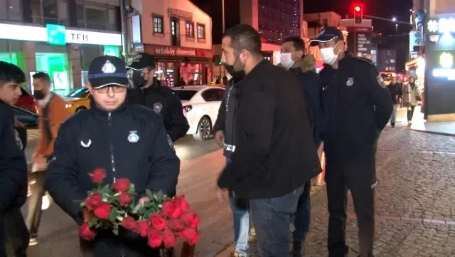 Beşiktaş sokaklarında denetim yapıldı