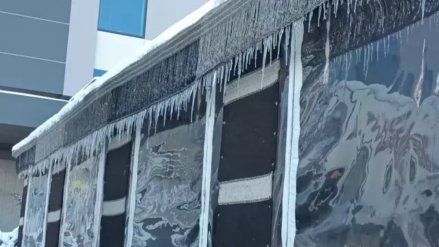 Erzurum buz kesti, gece eksi 14'ü, gündüz eksi 8'i gördü