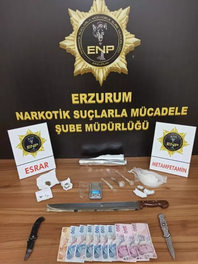 Erzurum'da narkotik timleri uyuşturucu tacirlerine göz açtırmıyor