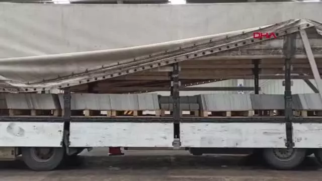 TIR'daki palet takozlarının içinden 27 kilo eroin çıktı