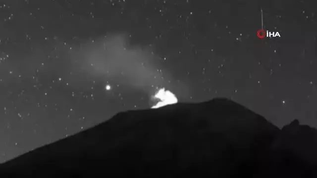 Son dakika haberi... Popocatepetl Yanardağı'nda patlama