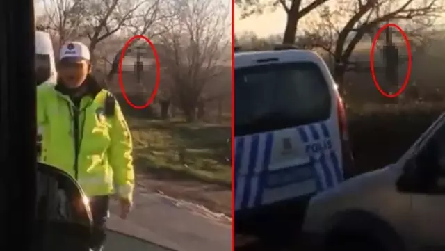 suruculer fark edip polise haber verdi kendini agaca asan gencin goruntusu infial yaratti