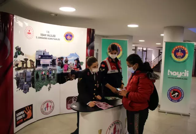 Son dakika haberleri! Uşak'ta jandarmadan fabrika çalışanlarına bilgilendirme semineri