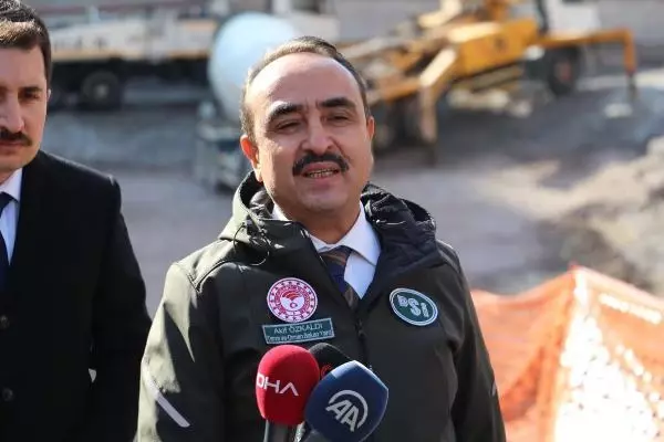 BAKAN YARDIMCISI ÖZKALDI'DAN ÇANKIRI'DA BARAJ İNŞAATINDA İNCELEME