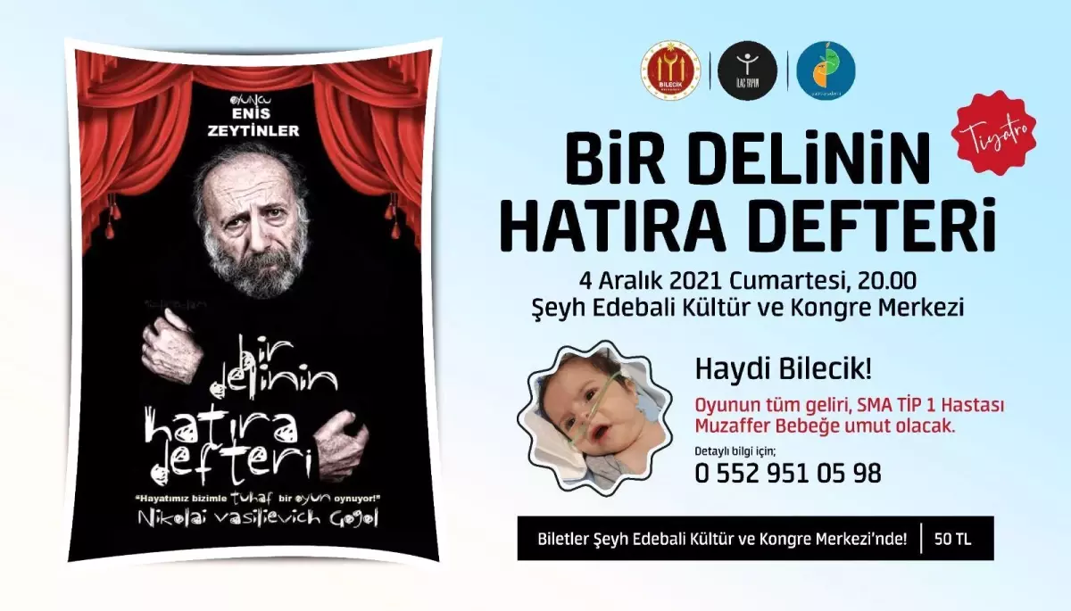 BİR DELİNİN HATIRA DEFTERİ MUZAFFER BEBEK İÇİN SAHNELENECEK