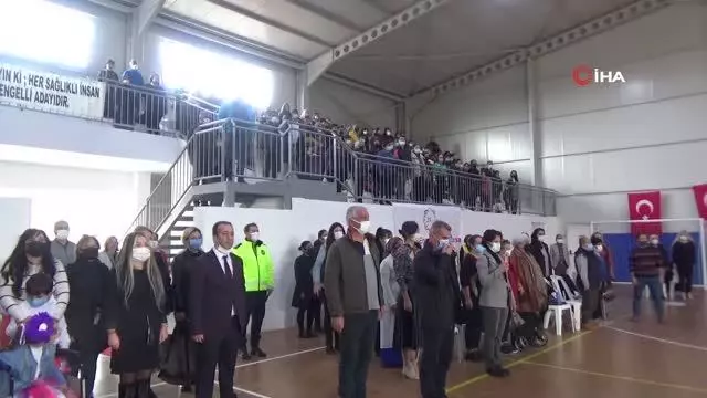 Bodrum'da 3 Aralık Dünya Engelliler Günü dolayısıyla renkli görüntüler yaşandı