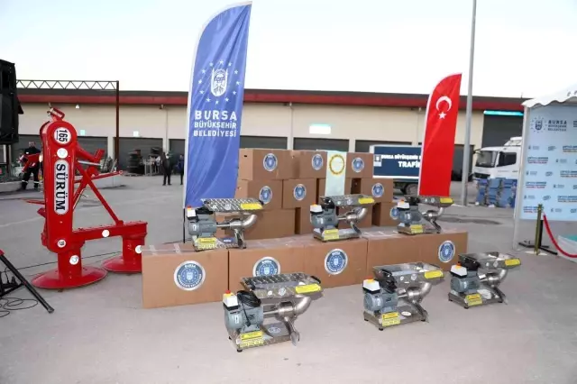 Bursa Büyükşehir'den tarımda makineleşmeye destek