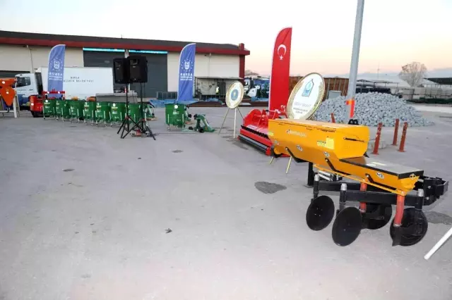 Bursa Büyükşehir'den tarımda makineleşmeye destek