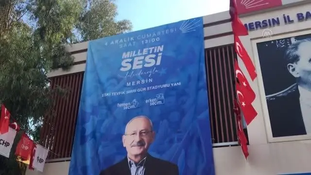 CHP Genel Başkan Yardımcısı Veli Ağbaba, Mersin'de konuştu Açıklaması