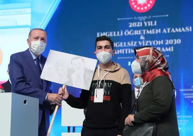 Cumhurbaşkanı Erdoğan, Engelli Öğretmen Ataması ve Engelsiz Vizyon 2030 Tanıtım Toplantısı'nda konuştu: (3)