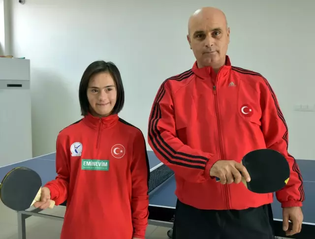 KIRIKKALE - Down sendromlu genç, Masa Tenisi Milli Takımı'na seçilmenin mutluluğu yaşıyor