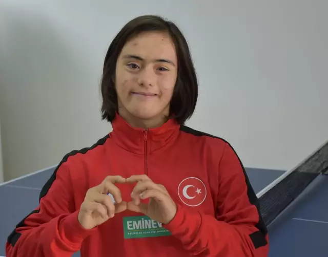 KIRIKKALE - Down sendromlu genç, Masa Tenisi Milli Takımı'na seçilmenin mutluluğu yaşıyor