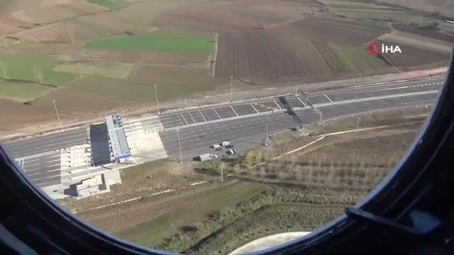 En önemli ulaşım ağı güzergahına havadan denetim