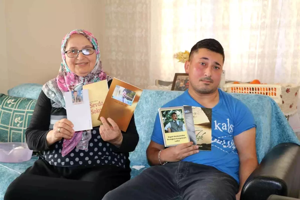 Engeli şiir yazmasına engel olamadı