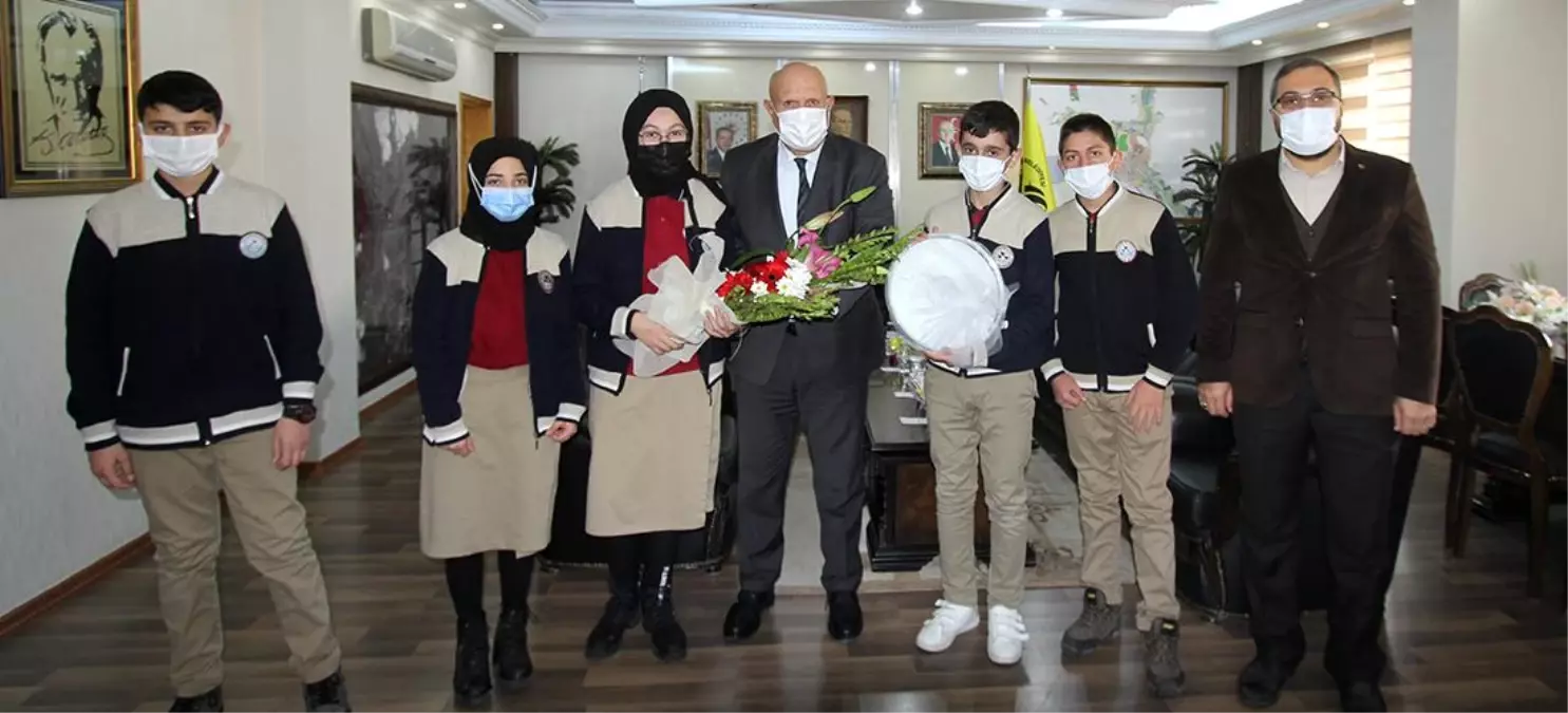 ERDEM BAYAZIT İMAM HATİP ORTAOKULUNDAN TEŞEKKÜR ZİYARETİ