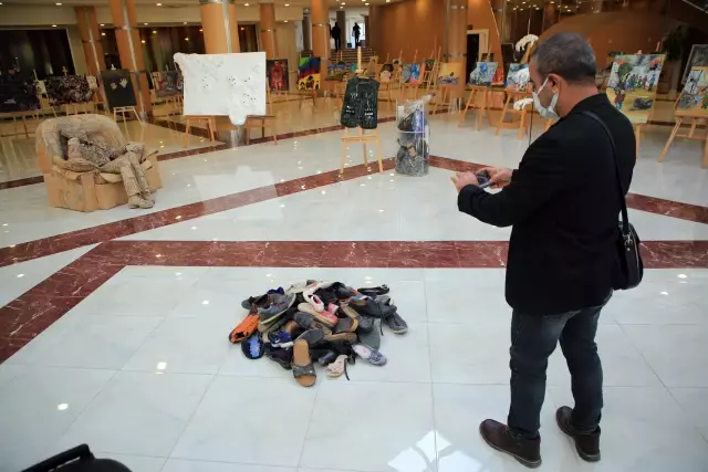 Son dakika! Teröre Karşı Renklerle Birleşmek Projesi resim sergisi açıldı