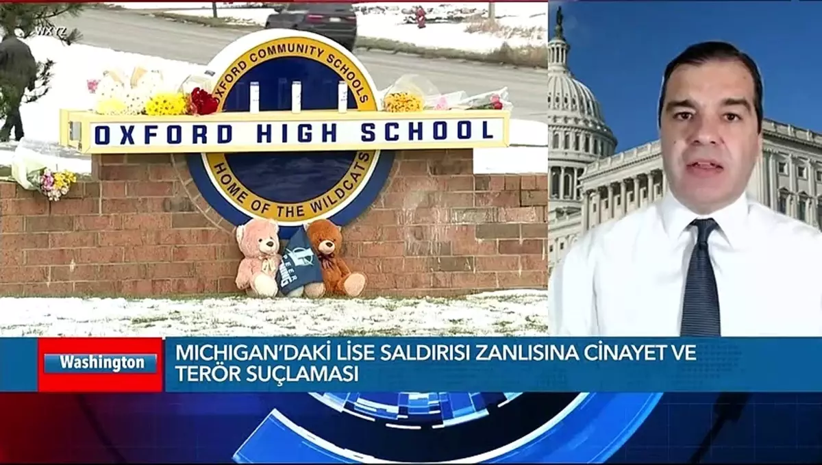Michigan'daki Lise Katliamının Zanlısına Terör Suçlaması