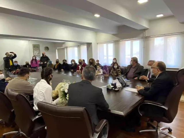 Özel eğitim öğrencileri Vali Tutulmaz'ı ziyaret etti