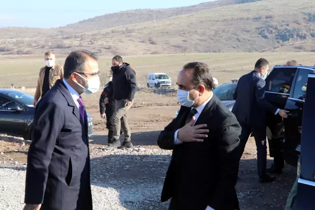 Tarım ve Orman Bakan Yardımcısı Özkaldı baraj inşaatını inceledi