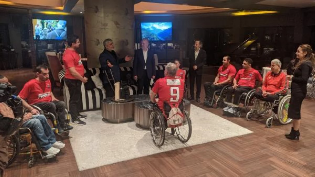 Tekerlekli sandalye basketbolcuları Yalova'da ağırlandı