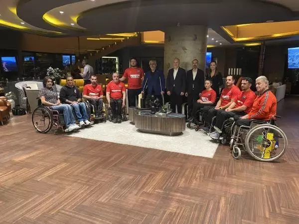 Tekerlekli sandalye basketbolcuları Yalova'da ağırlandı