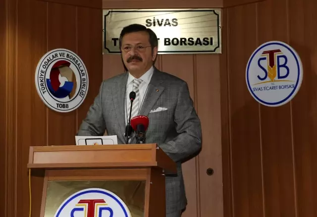 TOBB Başkanı Hisarcıklıoğlu: Sivas Ticaret Borsası 5 yıldızlı hizmet veriyor