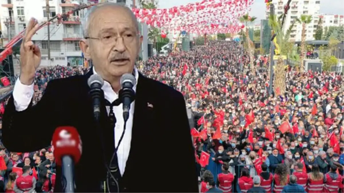 CHP'nin Mersin mitinginde dikkat çeken detay! Şehit nedeniyle müzik yayını yapmadılar