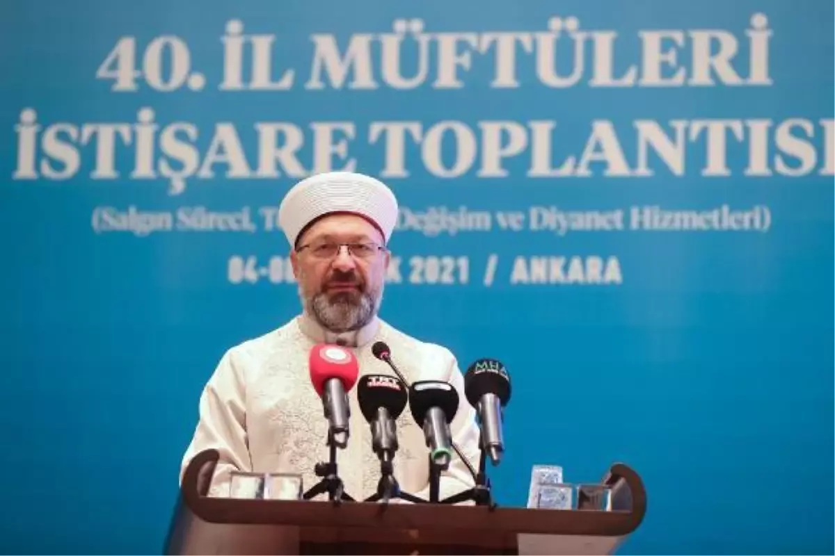 Erbaş: Diyanet'in gündelik tartışmaların içine çekilmesi yanlıştır