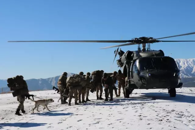 Son dakika haber: Eren Kış-11 Şenyayla Şehit Jandarma Üsteğmen İsmail Moray Operasyonu başladı