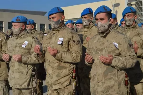Tunceli'de şehit düşen Jandarma Astsubay Üstçavuş Celil Mutlu için tören yapıldı (2)