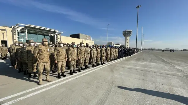 Tunceli'de şehit düşen Jandarma Astsubay Üstçavuş Celil Mutlu için tören yapıldı (2)