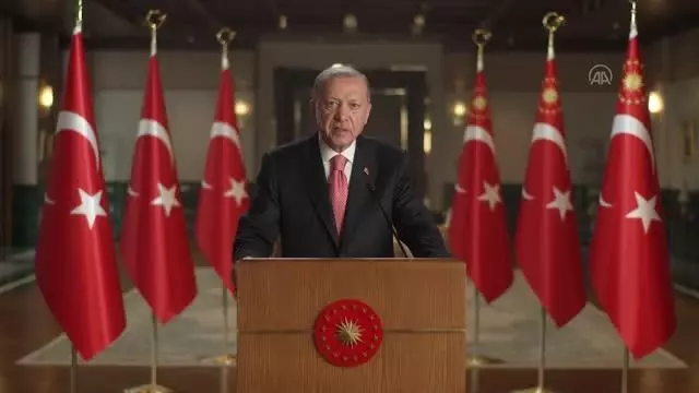 Cumhurbaşkanı Erdoğan, eski Portekiz Cumhurbaşkanı Sampaio'yu anma törenine video mesaj gönderdi