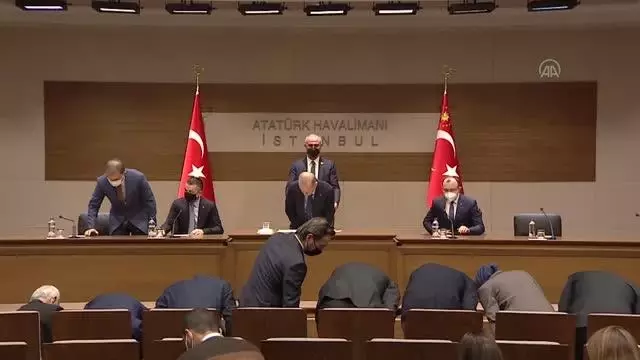 Cumhurbaşkanı Erdoğan, Katar'a hareketinden önce açıklamada bulundu: (1)