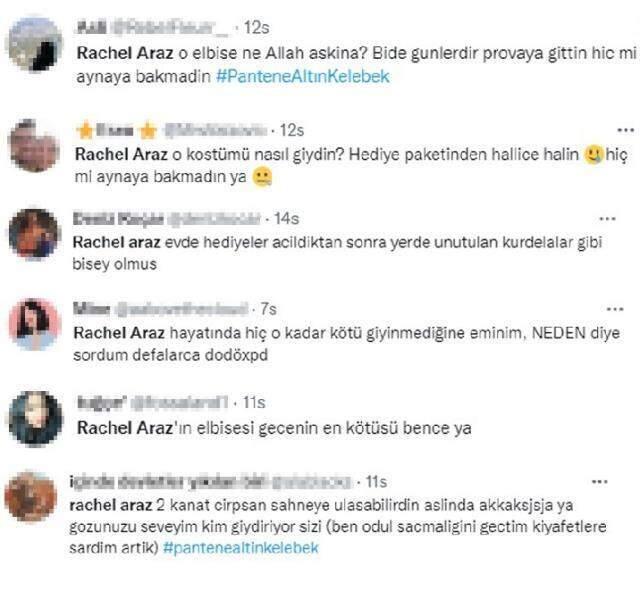 En İyi Kadın Influencer ödülünü alan Rachel Araz Kiresepi, kıyafetiyle alay konusu oldu